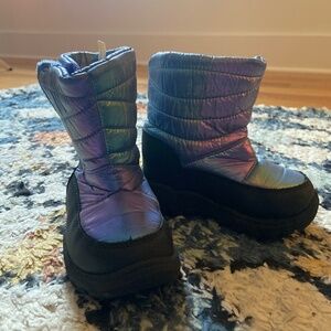 Mountain Warehouse Metallic Toddler Boots Size 8